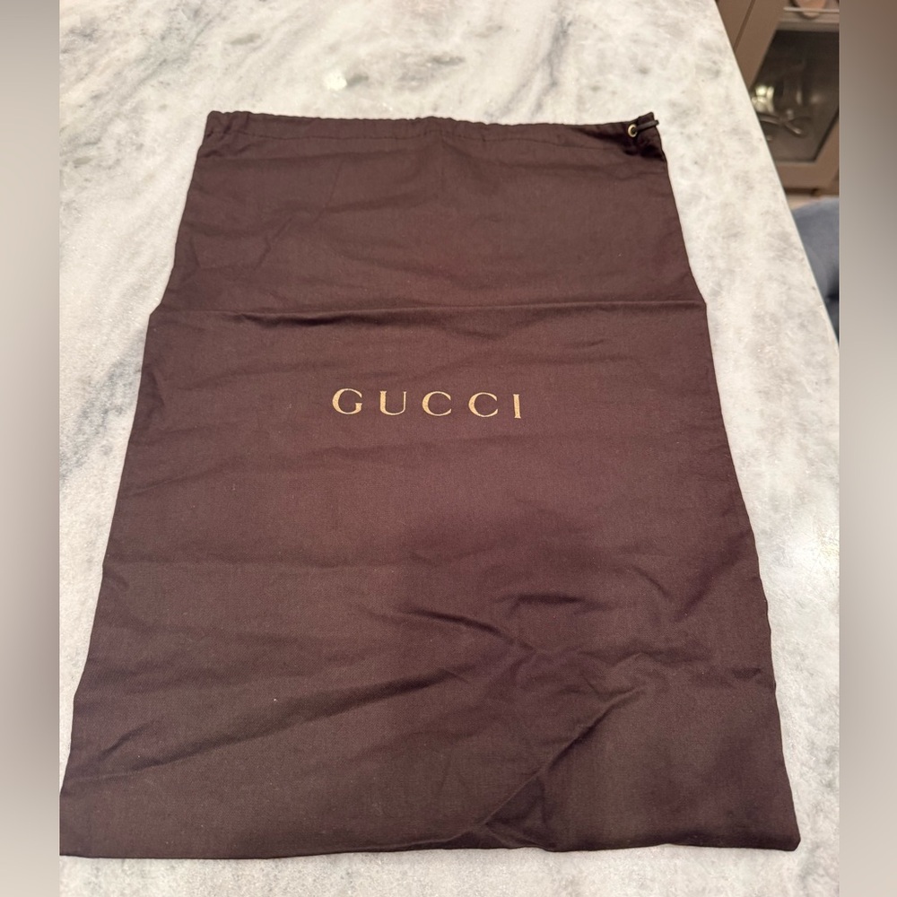 Gucci Chocolate Brown Dust Bag